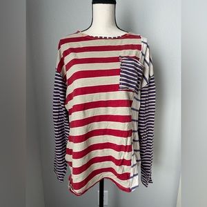Free People We the Free striped tee shirt